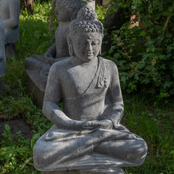 G60-2232 Sitzender Buddha, Lavastein, 60cm, 50kg