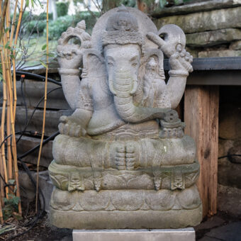 HGAN80-1998 Ganesh 60cm, Lavastein, 150kg