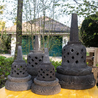 G2157/59/25 Stupa, Lavastein, 40cm/50cm ø. 60cm ausverkauft