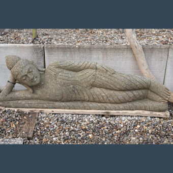 HL130B-1921 Liegender Buddha (Devi) Greenstone, 130cm, 100kg